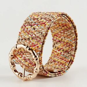 Multi-colored stretch Belt